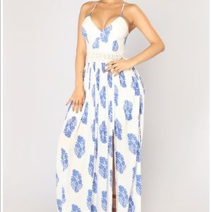 Fashion Nova Holy Slit Dress